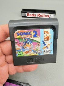 SEGA Game Gear 7 Game Bundle - Sonic, Tempo Jr, Headdy, Captain America, Etc