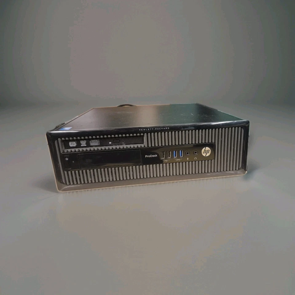 HP WIN 10 PRO PC PRODESK 400 G1 SFF Computer i5 3.2GHz 8GB RAM 222GB SSD - Image 3 of 4
