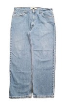 Levi's 550 Relaxed Fit Light Wash Jeans Men 38x30 Y2K Vintage Grunge Distressed