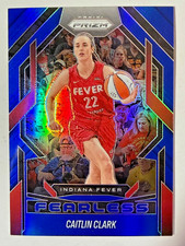 2025 WNBA PRIZM CATLIN CLARK FEARLESS SP #/49 BLUE COLOR MATCH INDIANA FEVER