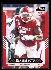 2021 Score Rakeem Boyd Arkansas Razorbacks #379 Rookie
