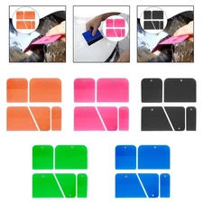5 Pieces Generic PPF Squeegees Accessories Easy to Use TPU Coating Scrapers TPU