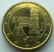 Austria 10 euro cent 2018