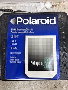 (2) Type de polaroïde 52 POLAPAN Feuilles instantanées B&W (1) Scellé (1) Ouvre.