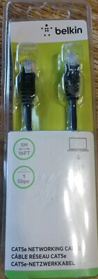 Belkin CAT5e Networking Cable 16ft/5M 1 Gbps A1