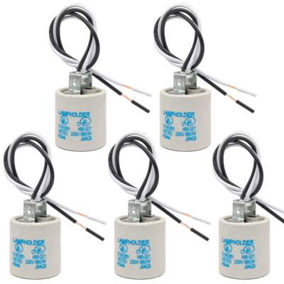 E26 Socket Ceramic Standard Medium Screw Socket E26 E27 Bulb Lamp Holder E26 Lig