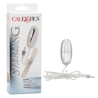 Sterling Collection Vibrating Silver Bullet Remote Attachment by CalExotics