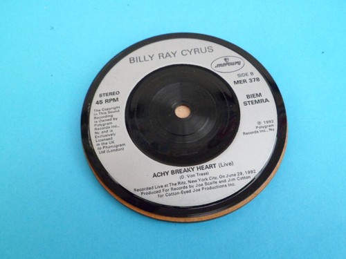 DRINKS COASTERS - Upcycled Vinyl Records Original Singles Vinyl Records - List B - Picture 269 of 536