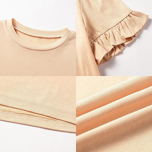 Camiseta para mujer ropa deportiva de verano camiseta básica para trabajo camping caminar para - Imagen 21 de 23