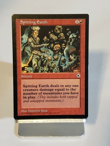 MTG Spitting Earth Portal Regular Common Magic