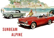 Sunbeam Alpine Series 2 Poster - Ideal Gift!  - 16"x12"