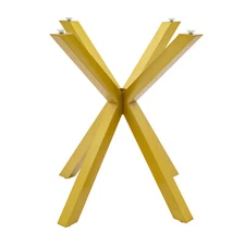 Gold Table Leg Table Base Metal Coffee Table Leg w/4 Suction Cups Floor Standing