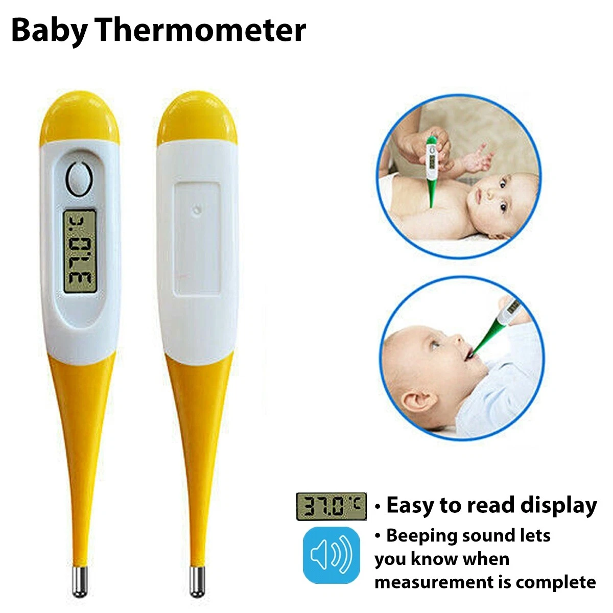 Digital Oral LCD Fever Thermometer For Adult, Baby, Kids, Digital  Thermometer