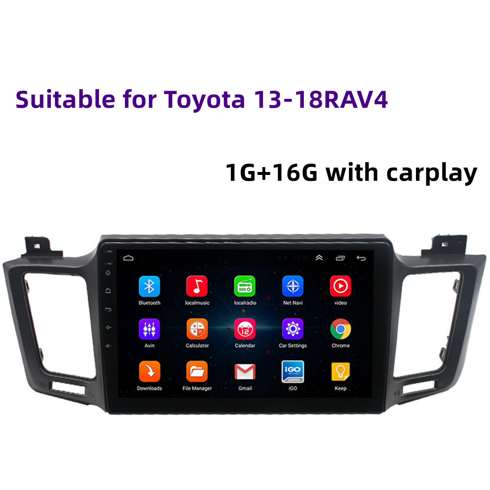 For Toyota RAV4 2013-2018 Apple Carplay 10.1" Car GPS Stereo Radio Android 11