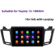 For Toyota RAV4 2013-2018 Apple Carplay 10.1" Car GPS Stereo Radio Android 11