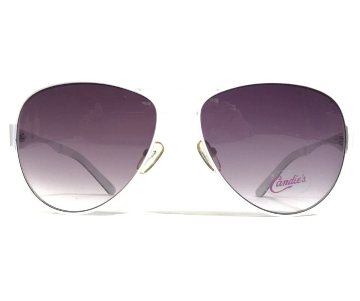 White sunglasses with purple lenses cheap