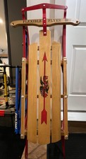 Flexible Flyer III 48 Snow Sled Vintage Model...