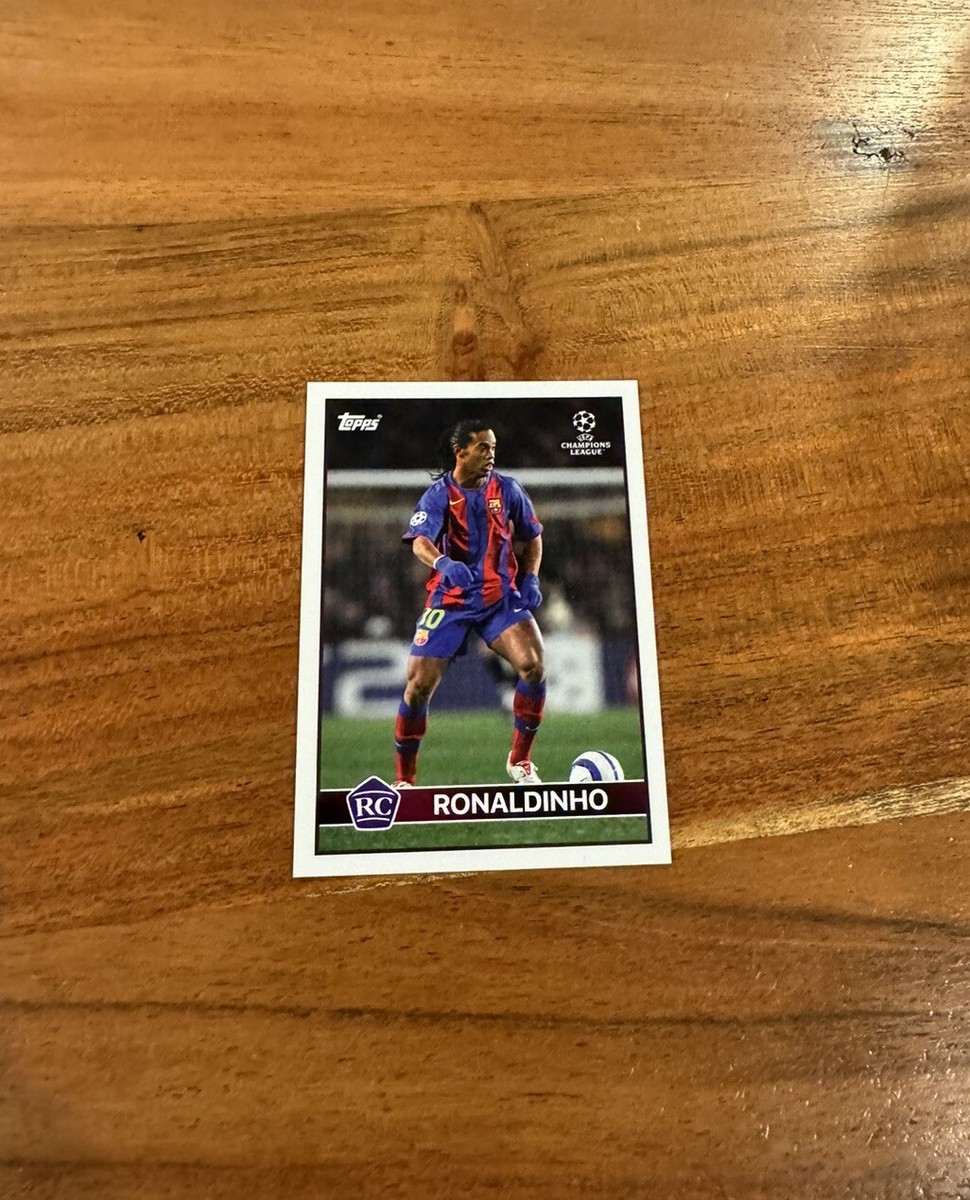 Ronaldinho 2024 Topps Lost Rookies 2004-05 Rookie RC NRMT+ Ltd PR