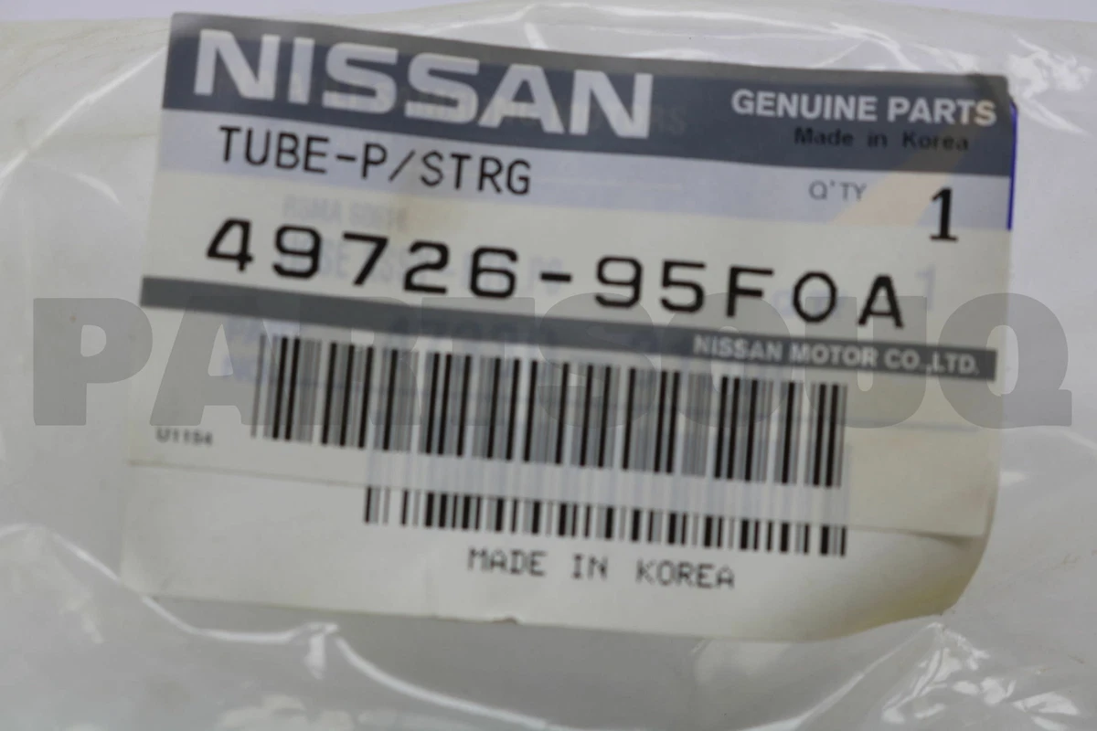 4972695F0A Genuine Nissan TUBE-POWER STEERING 49726-95F0A | eBay 