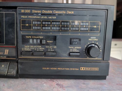 Vintage TEAC W-300 Dual Band Deck Kassettenspieler - rechter Player kein Ausgang - Bild 4 von 12