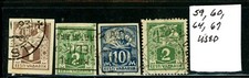 Estonia Scott # 59, 60, 64, 67 - Used - CV=-$35.40 (30-C186)