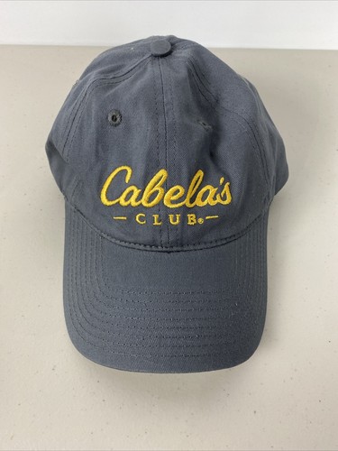 GRAY CABELA'S CLUB STRAPBACK ADJUSTABLE HAT IN EXCELLENT CONDITION - Picture 4 of 4
