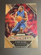 2021-22 Panini Prizm Draft Picks - Fireworks #18 Kyrie Irving