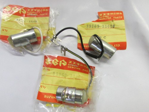Suzuki 1972-1977 GT380 NOS CONDENDOR SET KOKOSON IGNITION - Picture 3 of 3