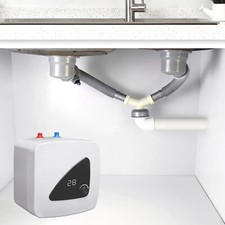 Calentador de agua eléctrico instantáneo 1500W 15L debajo del fregadero mini tanque de agua pequeño