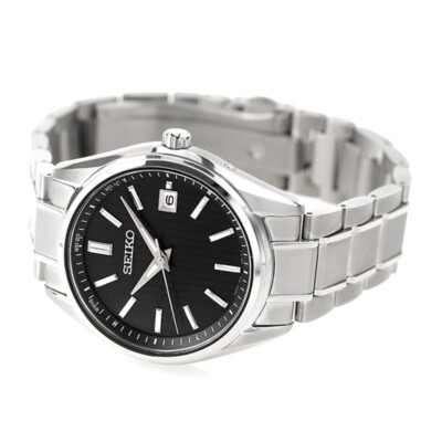 Seiko Selection SBTM341 Black Dial Solar Radio Sapphire Titanium