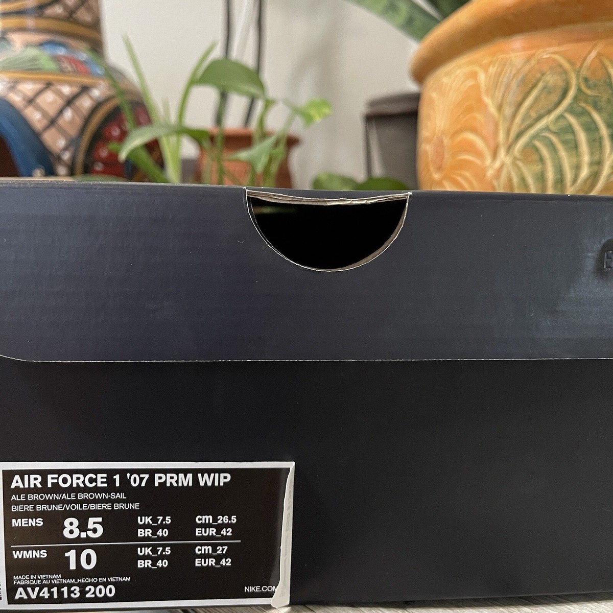 Nike Air Force 1 '07 Premium x Carhartt WIP Ale Brown AV4113 Nike Air Force 1 '07 Premium x Carhartt WIP Ale Brown AV4113