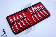 10 NEW EXTRACTING FORCEPS EXTRACTION DENTAL INSTRUMENTS