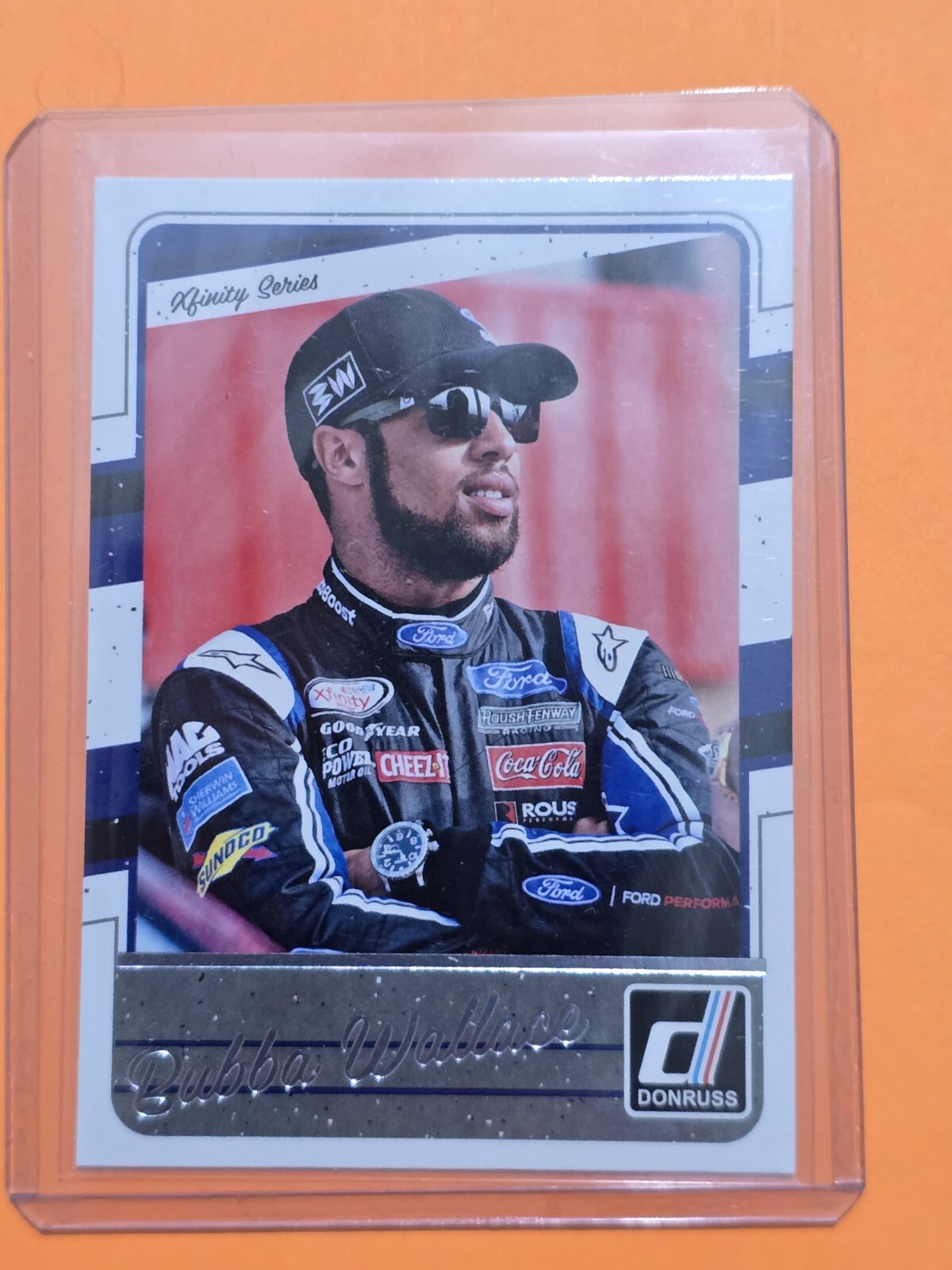 2017 Panini Donruss NASCAR - #80 Bubba Wallace