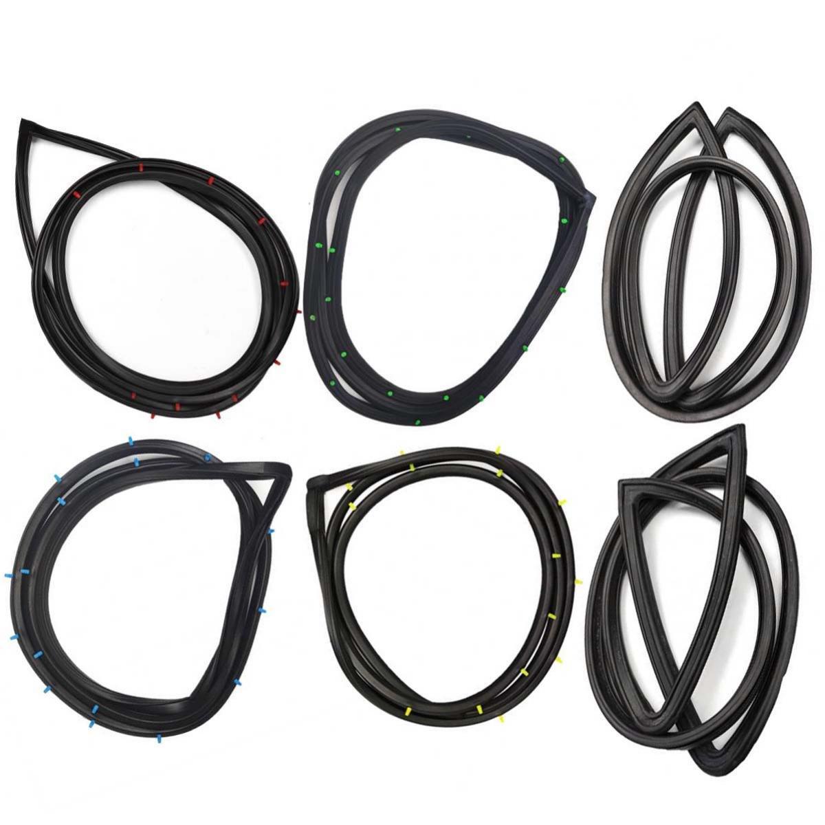 Windshield Front Rear Door Rubber Fits Datsun Sunny B210 120Y 4D