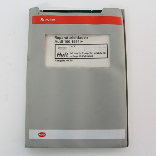 Audi 100 C4 - Motor ACK Motronic Einspritzanlage + Zündanlage Reparaturleitfaden