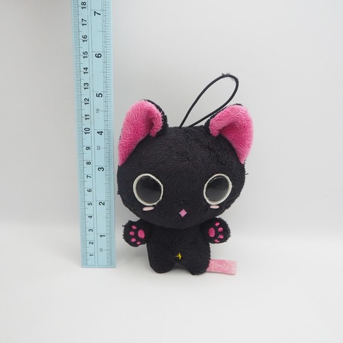 The Gothic World Of Nyanpire C0208 Black Cat Yukiusa Mascot 5" Plush Toy Doll - Picture 3 of 8