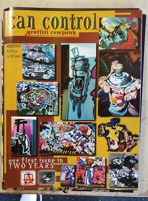 7 CAN CONTROL GRAFFITI MAGs & 9 OF MY NEW STICKERS & FREE POSTER