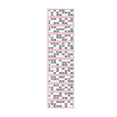 PINK BINGO TICKETS 36.000 FLYER JUMBO MARKE 12TV QUICKIES 3 X 12.000