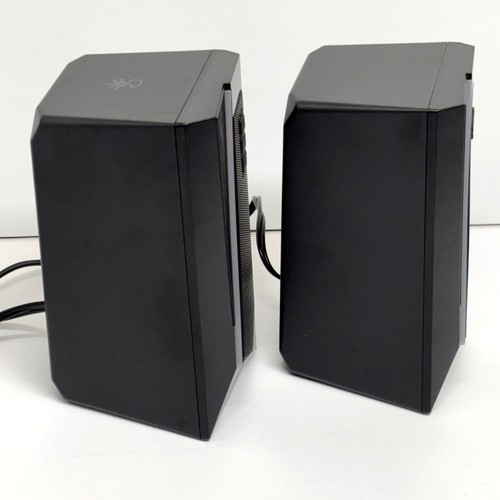 Red Dragon Anvil Desktop Computer Speakers Black with Cords - Tested Work Great - Photo 5/11