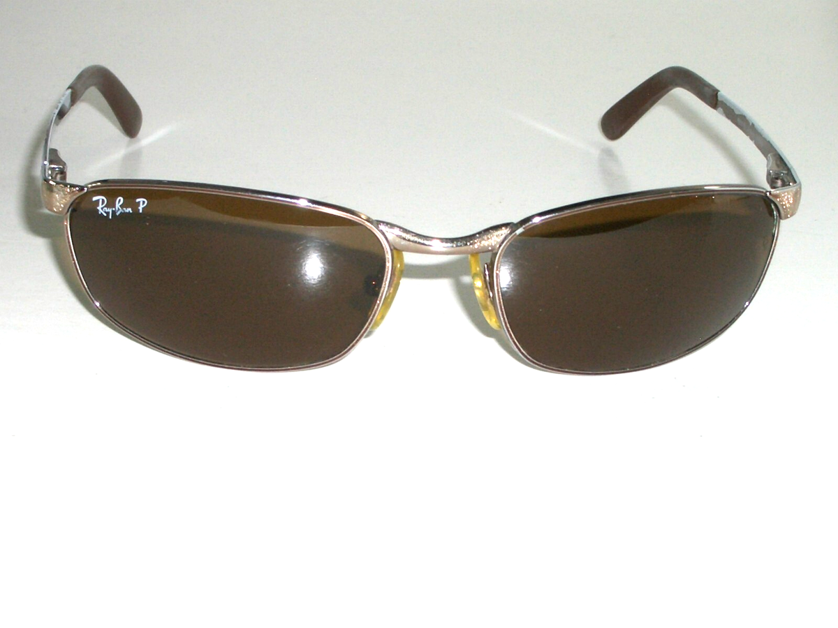 RAY-BAN RB3175 FLIGHT 57[]18 BROWNISH CHROME B15 FLEX METAL-WRAPS