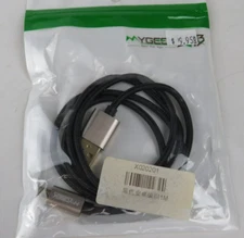 MyGeek Micro USB Cable - Nylon Braided, Black, 3.2ft