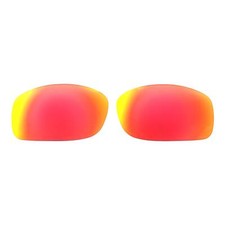 New Walleva Fire Red Polarized Replacement Lenses For Maui Jim Peahi Sunglasses