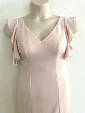 Adrianna Papell V-Neck pink Beaded Size 2P #120 NWT 