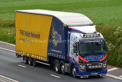 Truck Photo 12x8 - Renault Range T - Andy Lee Transport - BX65 EVV