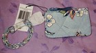 NWT  (3) VERA BRADLEY  CHERRY BLOSSOMS FRINGE SCARF, ZIP ID & LANYARD — photo 2