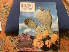 ARIZONA HIGHWAYS,JANUARY 1959 TONTO NTL. MONUMENT /DESERT DRUG STORE/FREE P & H