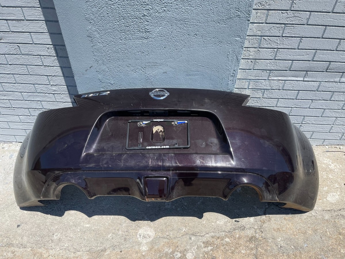 2010 NISSAN 370Z REAR BUMPER COVER COMPLETE BLACK CHERRY *NAG* OEM