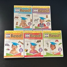 Lot of 5 Your Baby Can Read Language Learning Program Robert Titzer DVD Bundle