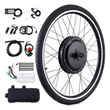 eBike Conversion Kit 26" Front Wheel 48V 1000W Hub Motor Electric Bike