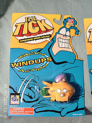 BANDAI THE TICK Wacky Action WINDUPS Sub Sewer Urchin Figure NOS 1995 FOX #2613 